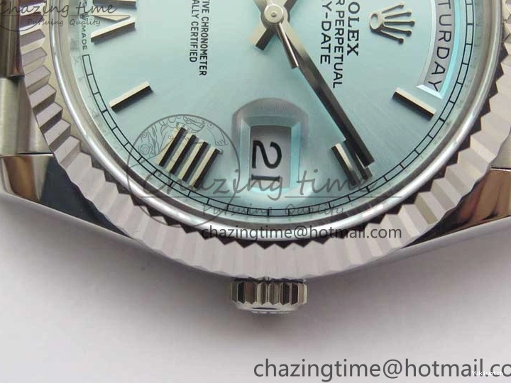 Day Tiffany Bp Maker on Best Dial Blue Roman 1:1 Bracelet 40 SS Edition SS A2836 Date 0408